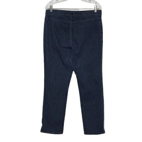Lauren Jeans Co Ralph Lauren Jeans Womens Blue Zip Ankle Size 10 - Picture 2 of 8